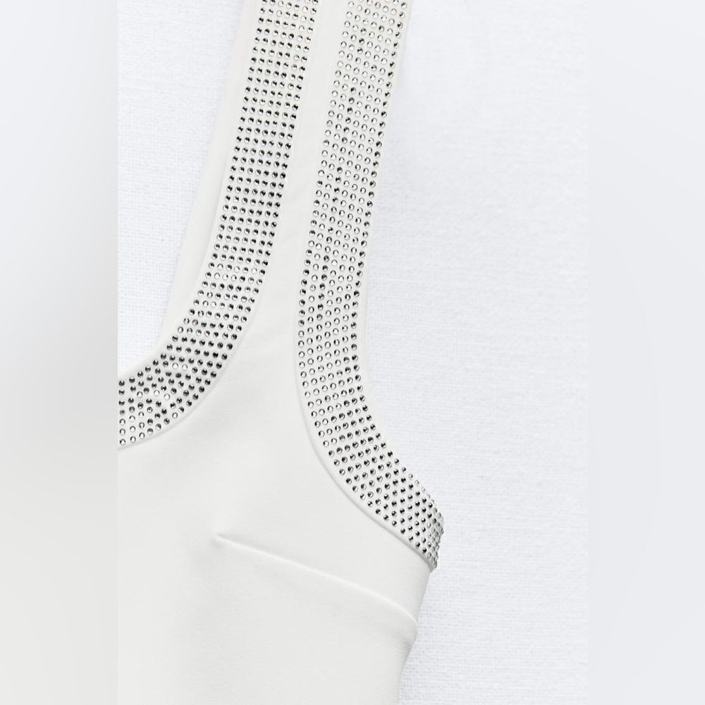 ZARA SHORT DRESS WITH RHINESTONES - Picture 9 of 9